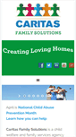 Mobile Screenshot of caritasfamilysolutions.org